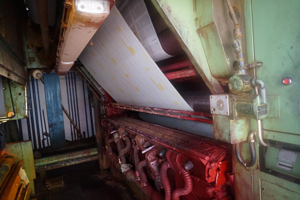 Cerutti 135R Eight Unit Rotogravure Printing Press