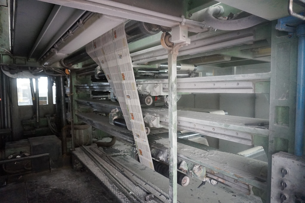 Cerutti 135R Eight Unit Rotogravure Printing Press