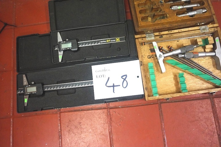 Depth Verniers & (2) Depth Micrometers