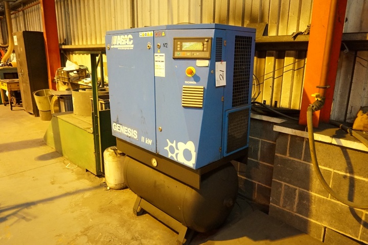 ABAC Model Genesis 11 Rotary Screw Packaged Air Compressor