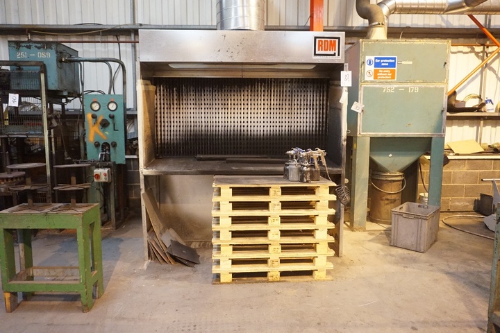 RME Dry Back Spray Booth