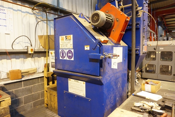 Shotblast Engineering Services (SES) Rotary Table Shot Blast Cleaning Cabinet