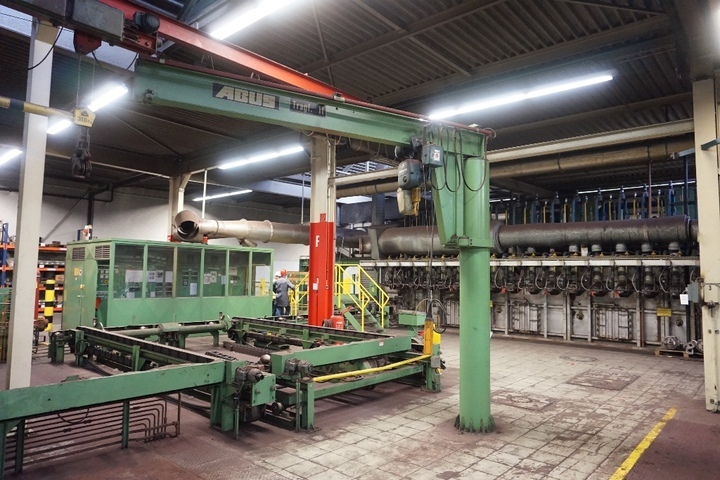 Arbus 1 Ton Jib Crane with Demag Hoist