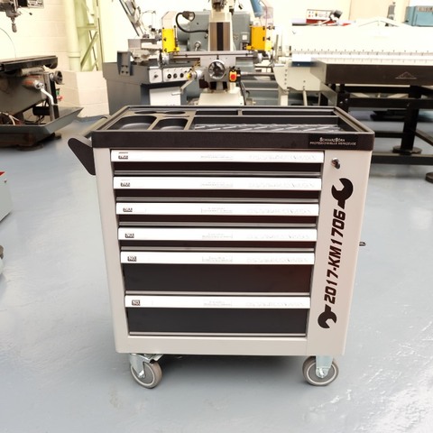 Kraft Muller 6 Drawer Mobile Tool Cabinet with Tools