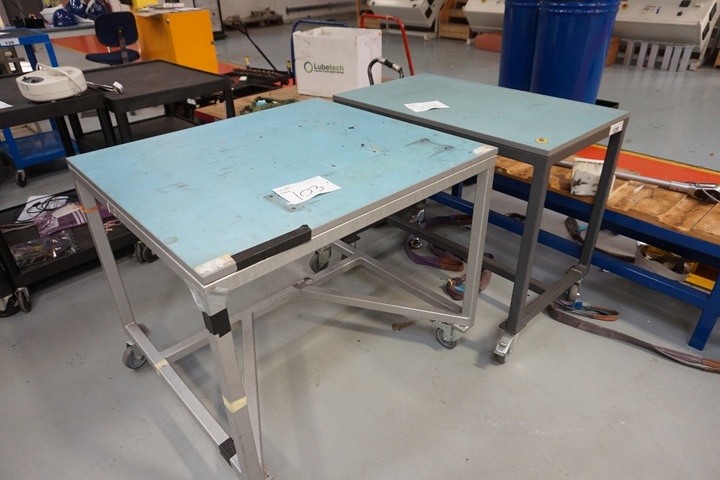 (2) Mobile Anti-static Trolleys