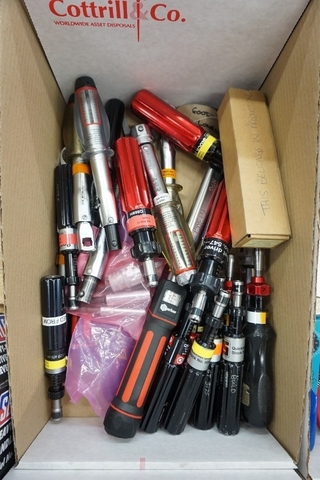 Box of Hand Held Torque Wrenches