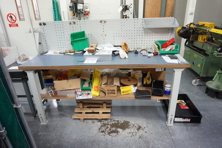 Bench 2m x 700mm Height Adjustable