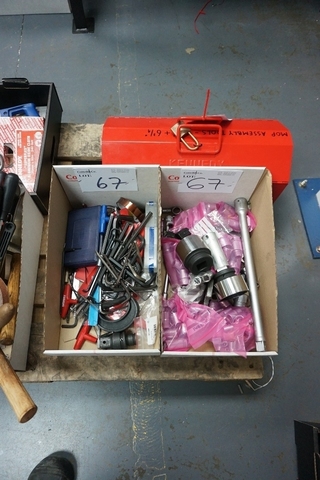 Sockets, Hand Tool, Red Tool Box