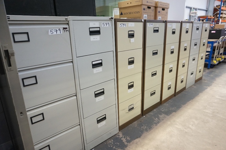 (8) Filing Cabinets