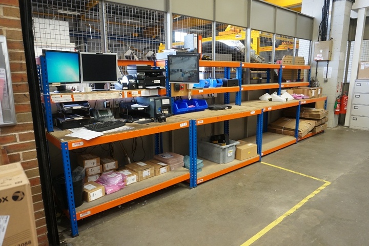 (5) Bays of Dexium Racking Excluding Contents