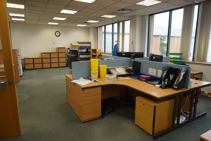 Qty of Office Furniture including 4 Desks