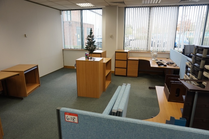 Qty of Office Furniture including 6 Desks