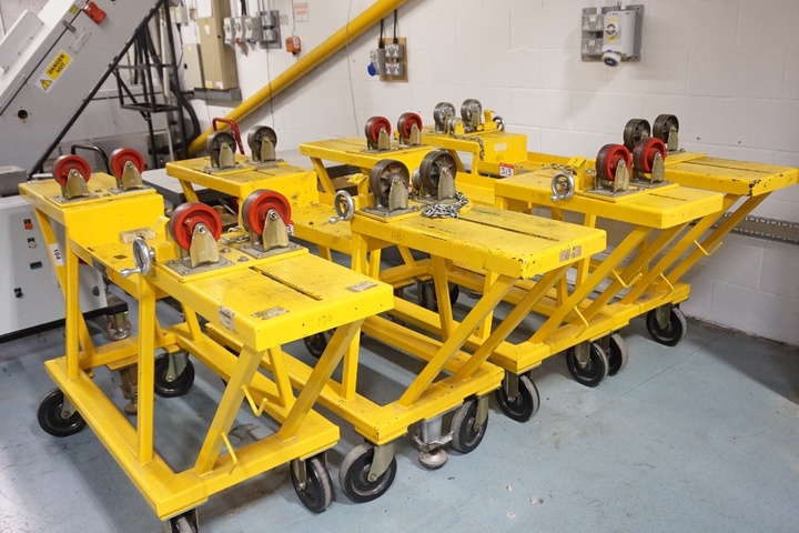 (4) Cylindrical-Product Handling Trolley's