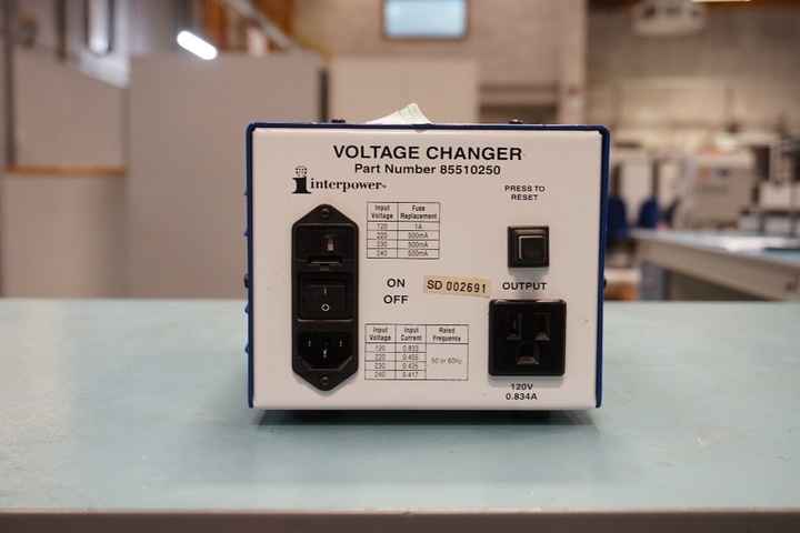 Interpower 85510250 Voltage Changer