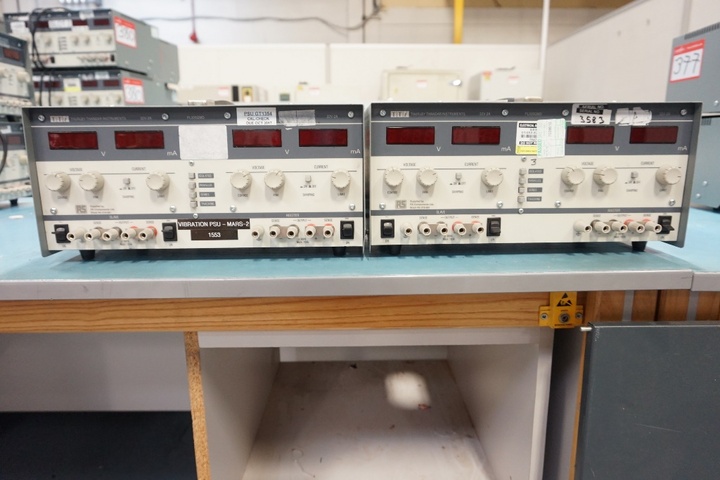 (2) Tti Thurlby Thandar PL320QMD 32V 2A Quad Mode Dual Digital Bench Power Supplies