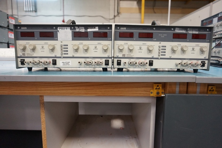 (2) Tti Thurlby Thandar PL320QMD 32V 2A Quad Mode Dual Digital Bench Power Supplies