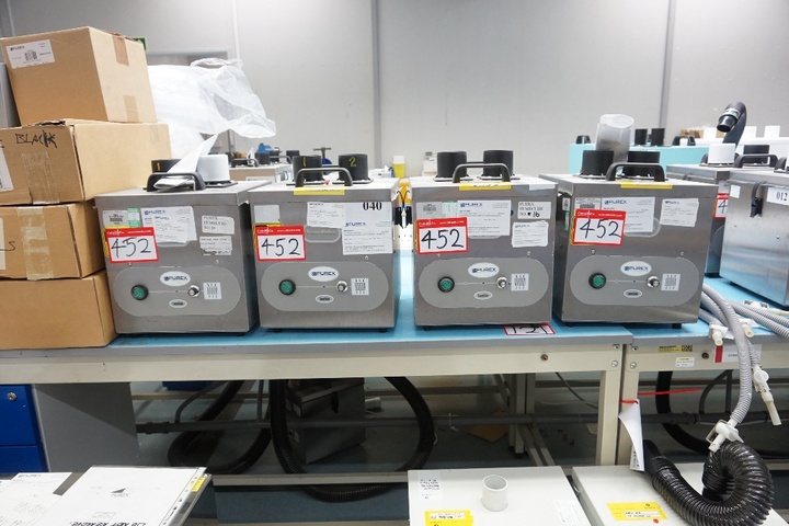 (5) Purex Fumecube 2 Arm Fume Extractors