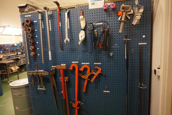 Contents of Fitting Room, Benches, Cupboards and Various Tools