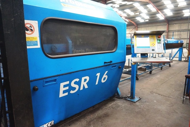 Progress Mashinen and Automation ESR 16, Model ESR2.4XRMF3000.S8 16mm Vario Rotor Rebar Straightening/Cutting Machine