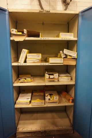 Cupboard with Qty of Welding Rods