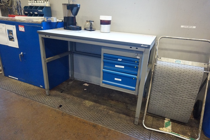 Table with 3 Drawers 120mm x 600mm