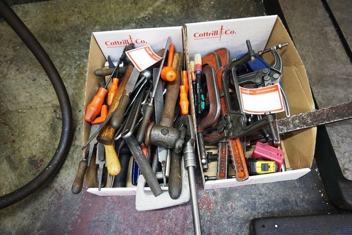 Qty of Hand Tools and Machine Clamps