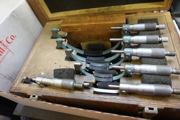 Box of Metric Micrometers