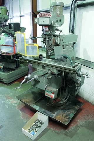 King Rich KRV2000 Turret Mill