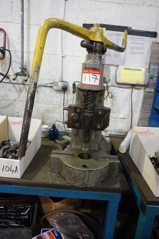 (1) Fly Press & (1) Denbigh D6S Screw Press