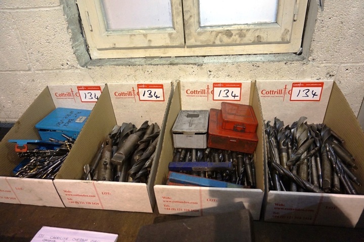 (3) Boxes of Morse Taper Drills and Box of Drills
