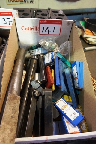 Box of Carbide Tips and Tool Holders