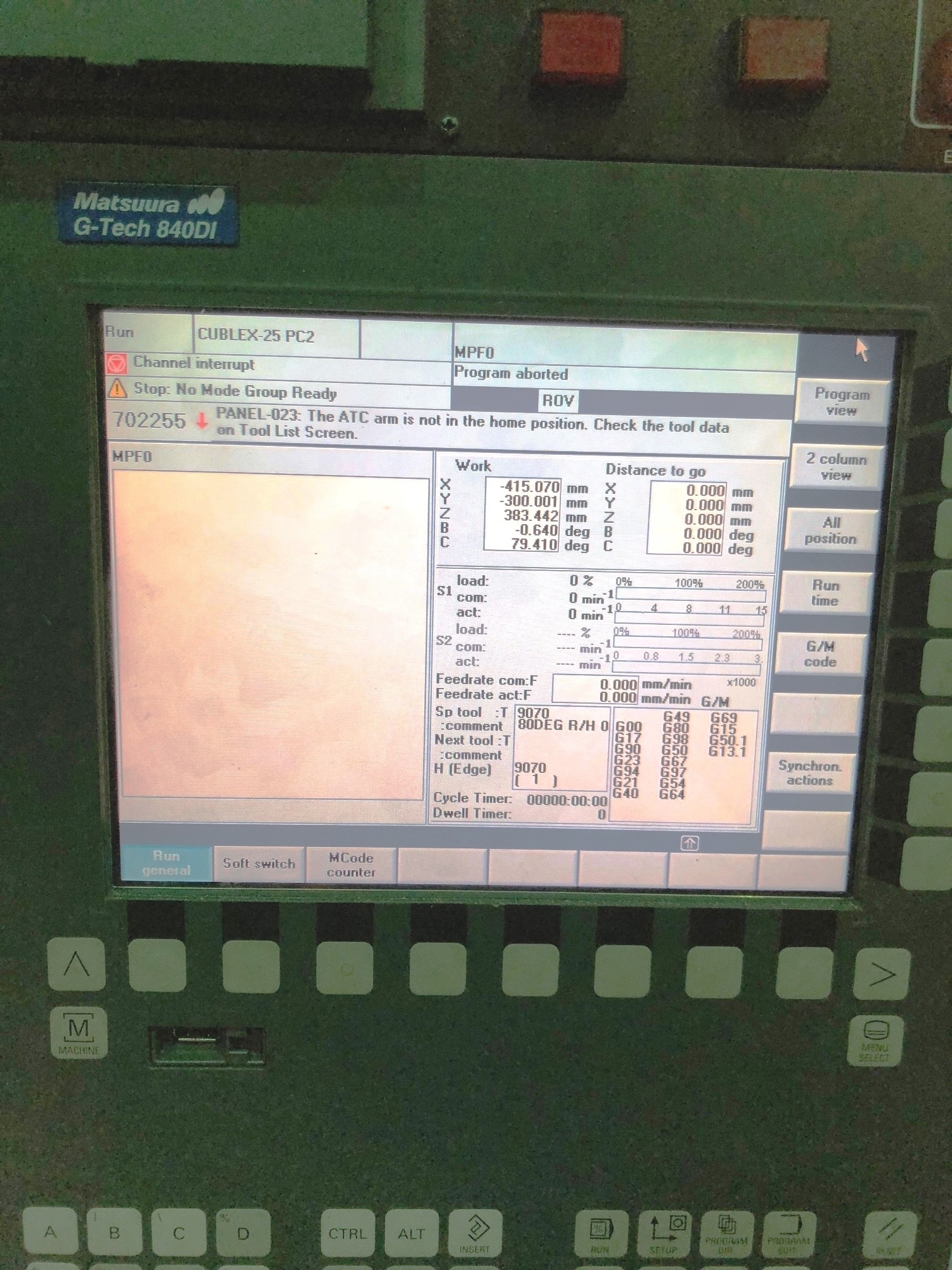 Matsuura Cublex 25 5 Axis Twin Pallet Turning/Milling Machine