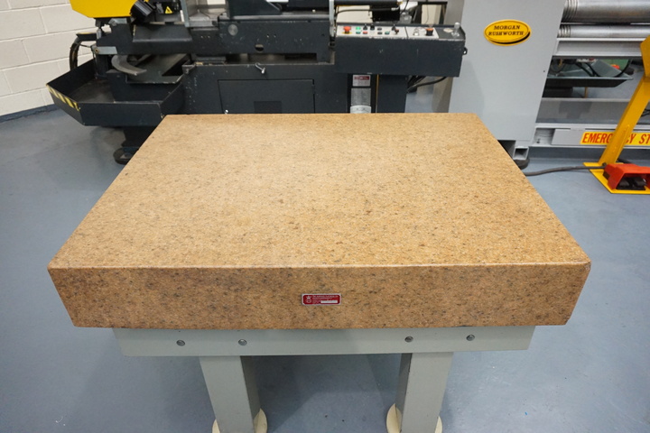 The Surface Flatness Co Pink Granite Surface Table