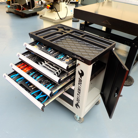 Kraft Muller 6 Drawer Mobile Tool Cabinet with Tools