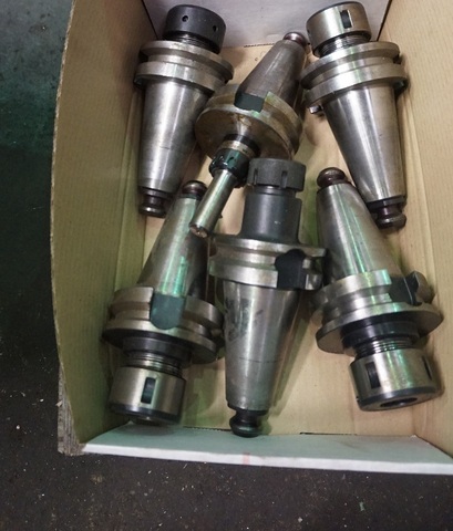 (4) Boxes of CAT50 Tooling