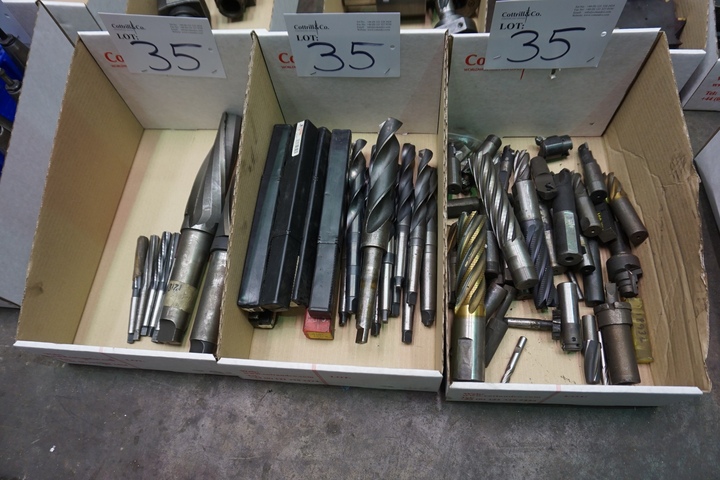 Qty of Cutters, Drills, Reamers