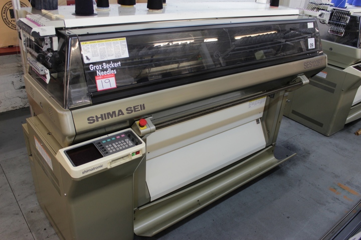 Shima Seiki SES122RT Computerised Flatbed Knitting Machine
