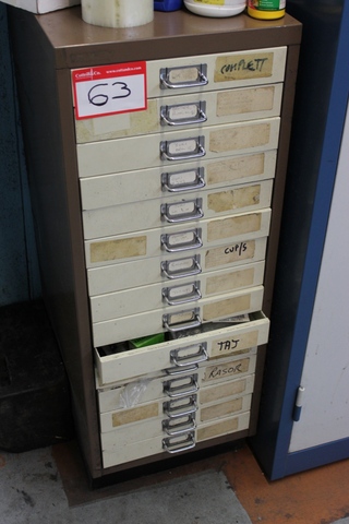 Metal 15-Drawer Cabinet