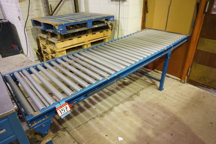 Metal Roller Bed Conveyor