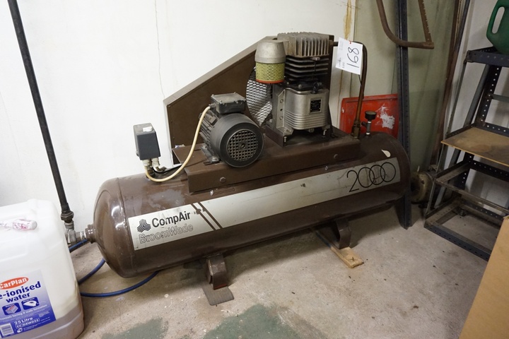 CompAir BroomWade E16 10 Bar 3 Phase Receiver Mounted Air Compressor