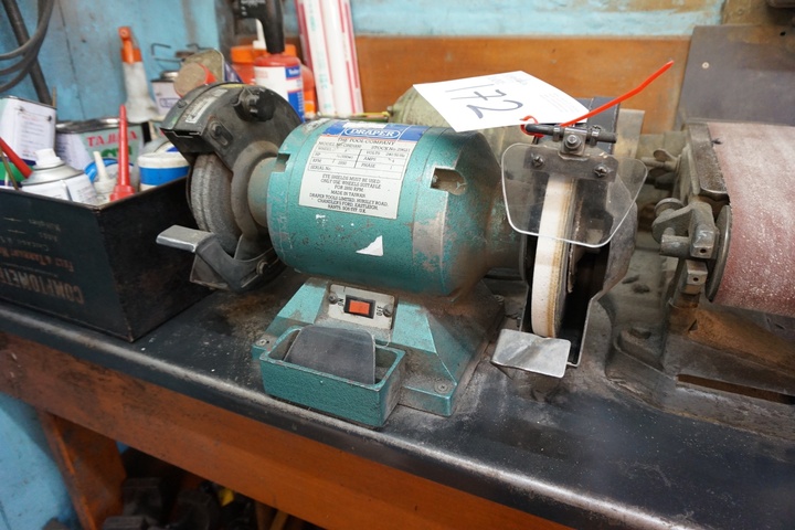 Draper 8" Double Ended Bench Grinder