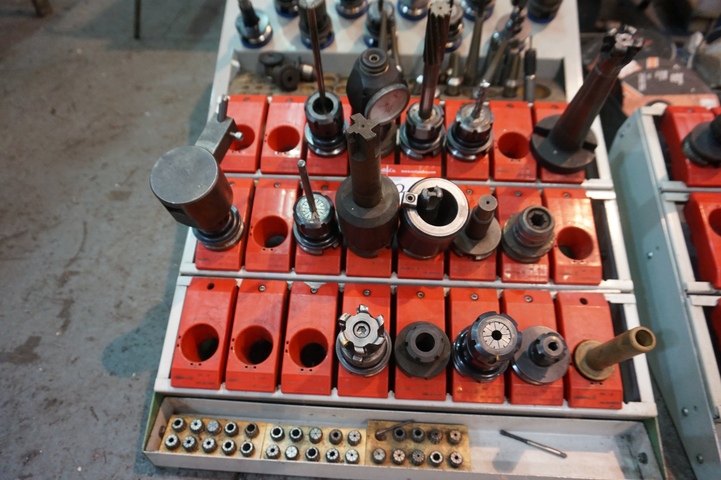 Rack of BT40 Tooling