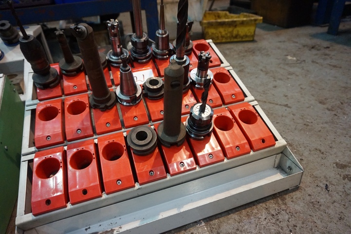 Rack of BT40 Tooling