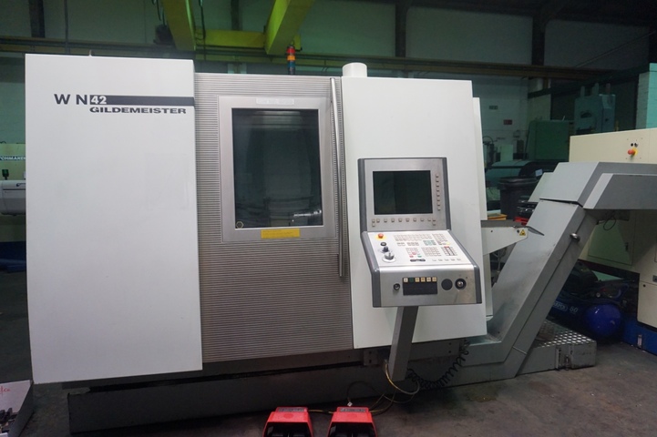 Gildemeister Twin 42 CNC Lathe with Siemens Control