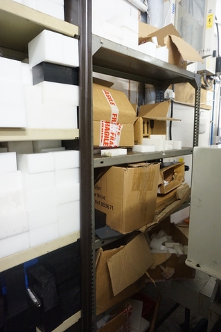 Racking with Qty of Nylon and Acrylic