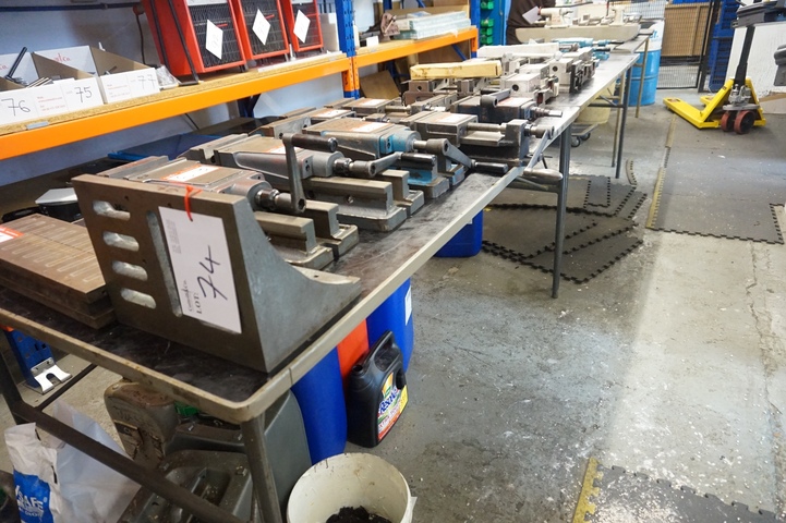 (3) x Fold-up Work Benches (Excluding Contents)
