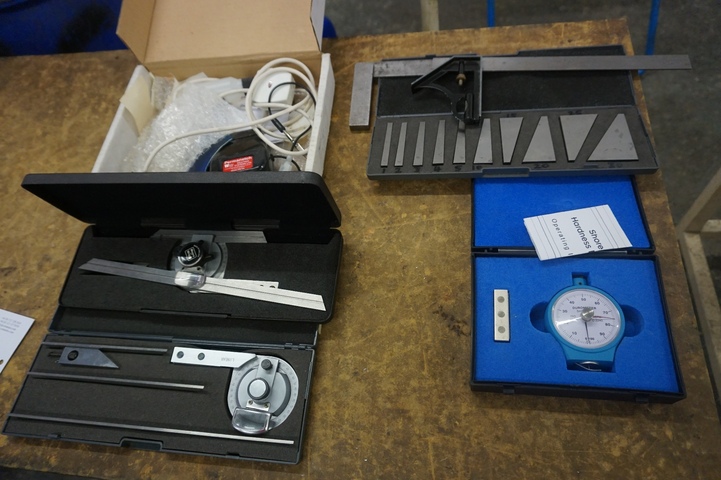 Protractors, Angles, Squares, Hardness Durometer, Security Stamp