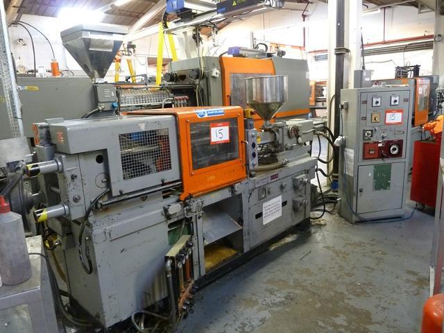 Negri Bossi Model V.9-12FA Serie 25 50-Ton Injection Moulding Machine