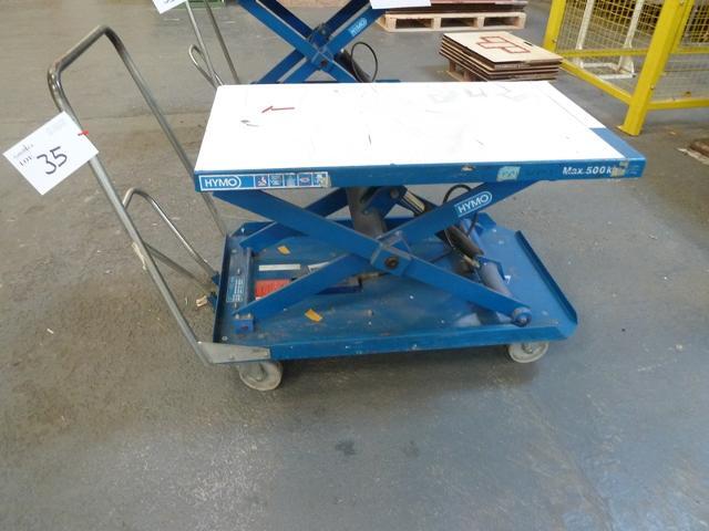 Hymo 500kg Foot Generated Hydraulic Lift Platform