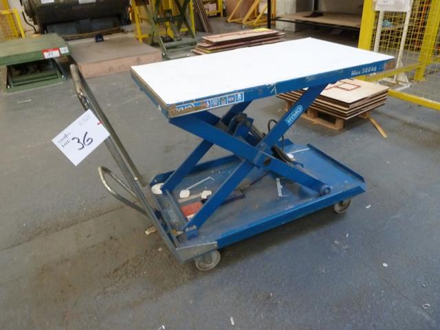 Hymo 500kg Foot Generated Hydraulic Lift Platform